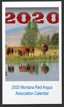 2020 Montana Red Angus Association Calendar